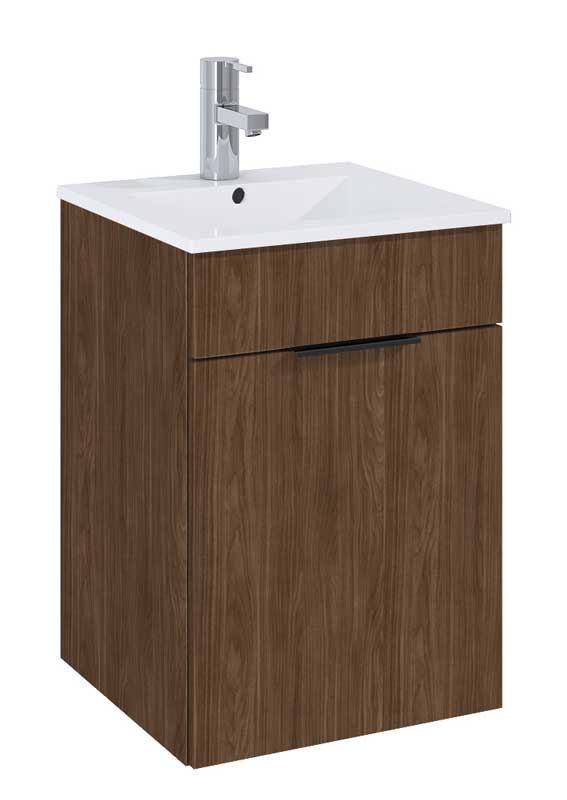Elita Kwadro Plus Orzech Lincoln Set szafka z umywalką 50 cm (168770)
